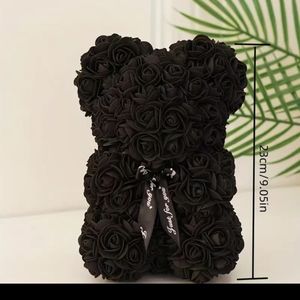 Cutest Rose Bear Ever!!! Black